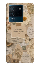 Vintage case IQOO Neo 6 5G Hard Case Back Cover by Casekaro