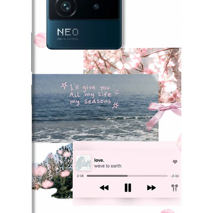 Wave to earth IQOO Neo 6 5G Hard Case Back Cover by Casekaro