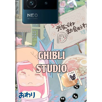Studio Ghibli IQOO Neo 6 5G Hard Case Back Cover by Casekaro