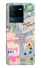 Studio Ghibli IQOO Neo 6 5G Hard Case Back Cover by Casekaro