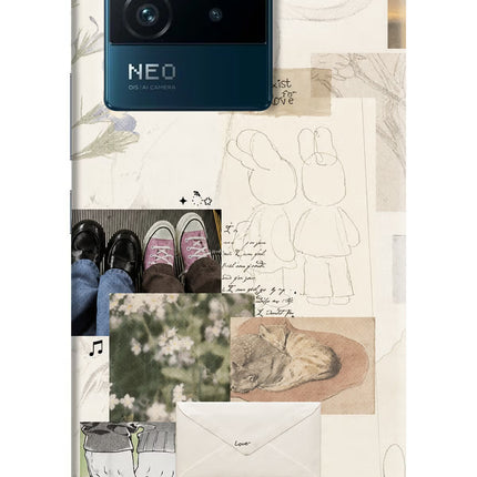 Soft Aesthetic IQOO Neo 6 5G Hard Case Back Cover by Casekaro