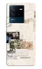 Soft Aesthetic IQOO Neo 6 5G Hard Case Back Cover by Casekaro