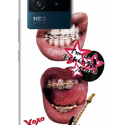 Rockstar IQOO Neo 6 5G Hard Case Back Cover by Casekaro