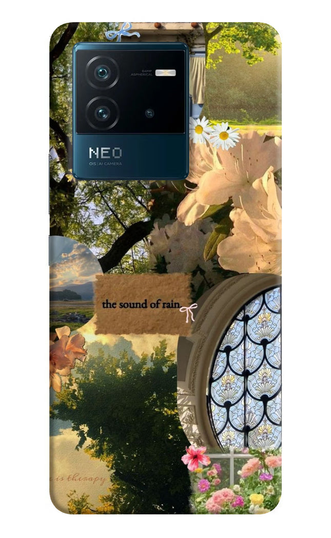 Rain IQOO Neo 6 5G Hard Case Back Cover by Casekaro