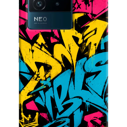 Graffiti Vibe IQOO Neo 6 5G Hard Case Back Cover by Casekaro