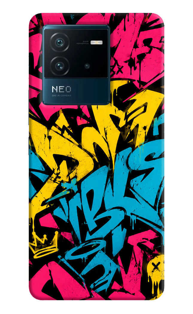 Graffiti Vibe IQOO Neo 6 5G Hard Case Back Cover by Casekaro