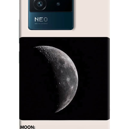 Moon Phase IQOO Neo 6 5G Hard Case Back Cover by Casekaro