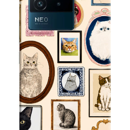 Mirror Cats IQOO Neo 6 5G Hard Case Back Cover by Casekaro