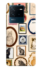 Mirror Cats IQOO Neo 6 5G Hard Case Back Cover by Casekaro