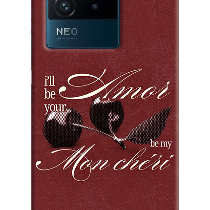Velvet Cherry IQOO Neo 6 5G Hard Case Back Cover by Casekaro