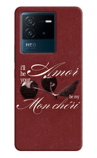 Velvet Cherry IQOO Neo 6 5G Hard Case Back Cover by Casekaro