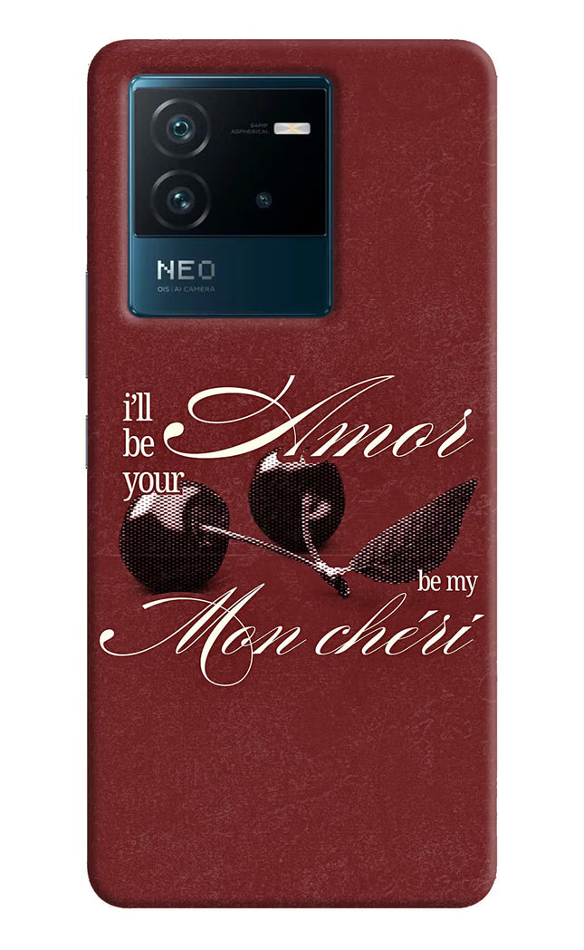 Velvet Cherry IQOO Neo 6 5G Hard Case Back Cover by Casekaro