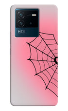 Pink Web IQOO Neo 6 5G Hard Case Back Cover by Casekaro