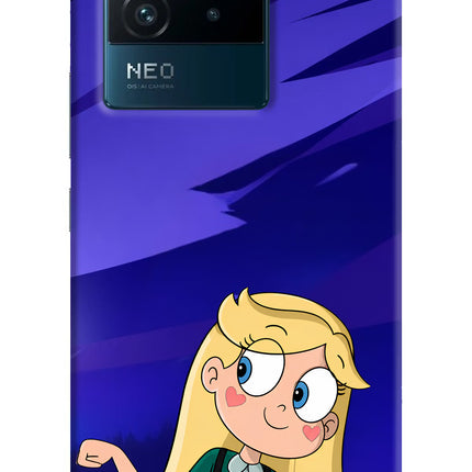 Star Glow IQOO Neo 6 5G Hard Case Back Cover by Casekaro