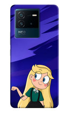 Star Glow IQOO Neo 6 5G Hard Case Back Cover by Casekaro