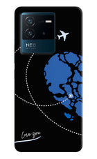 Love Orbit IQOO Neo 6 5G Hard Case Back Cover by Casekaro