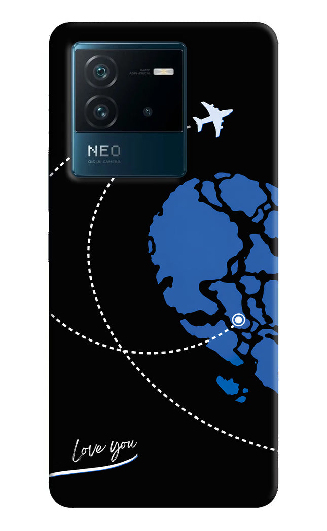 Love Orbit IQOO Neo 6 5G Hard Case Back Cover by Casekaro