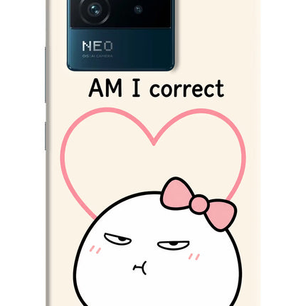 Always Right IQOO Neo 6 5G Hard Case Back Cover by Casekaro
