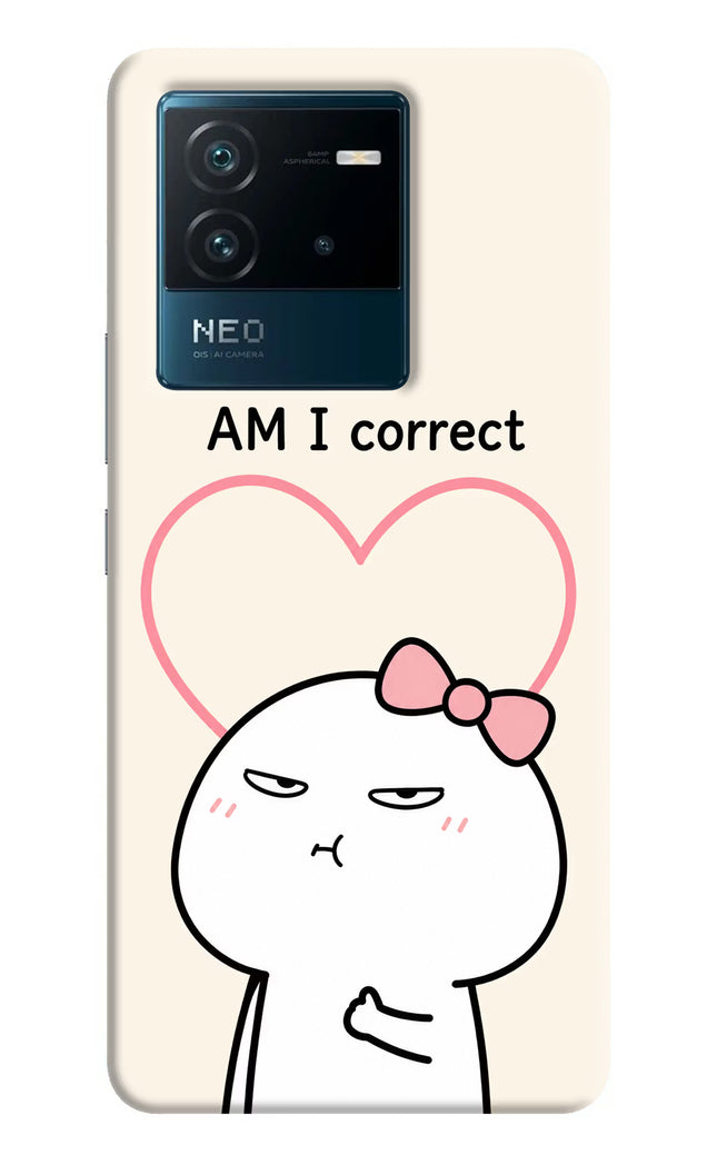 Always Right IQOO Neo 6 5G Hard Case Back Cover by Casekaro
