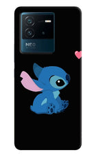 Stitch Crush IQOO Neo 6 5G Hard Case Back Cover by Casekaro