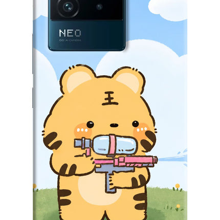 Tiger Treat IQOO Neo 6 5G Hard Case Back Cover by Casekaro