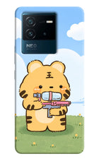 Tiger Treat IQOO Neo 6 5G Hard Case Back Cover by Casekaro