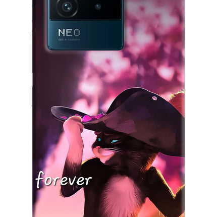 Forever Cat IQOO Neo 6 5G Hard Case Back Cover by Casekaro