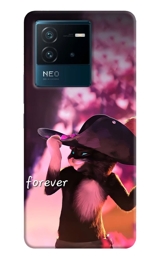 Forever Cat IQOO Neo 6 5G Hard Case Back Cover by Casekaro