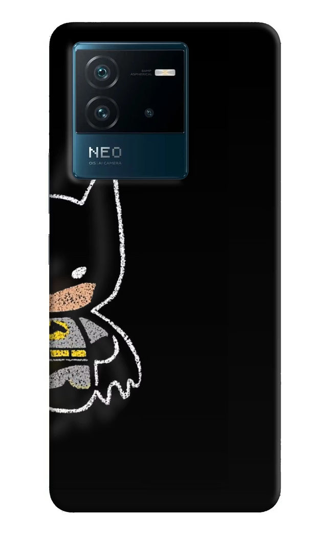 Bat Kitty IQOO Neo 6 5G Hard Case Back Cover by Casekaro