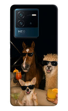Party Squad IQOO Neo 6 5G Hard Case Back Cover by Casekaro