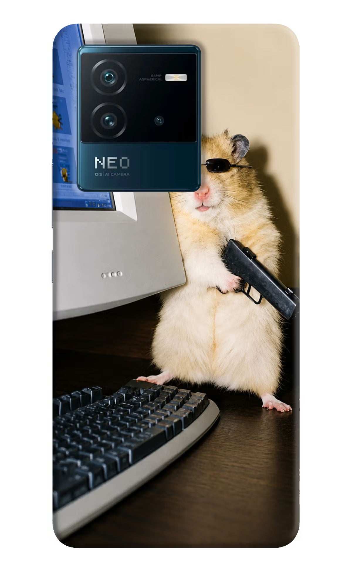 Hacker Hamster IQOO Neo 6 5G Back Cover