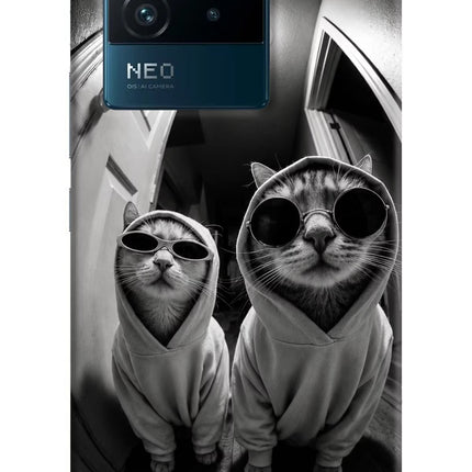 Hood Cats IQOO Neo 6 5G Hard Case Back Cover by Casekaro
