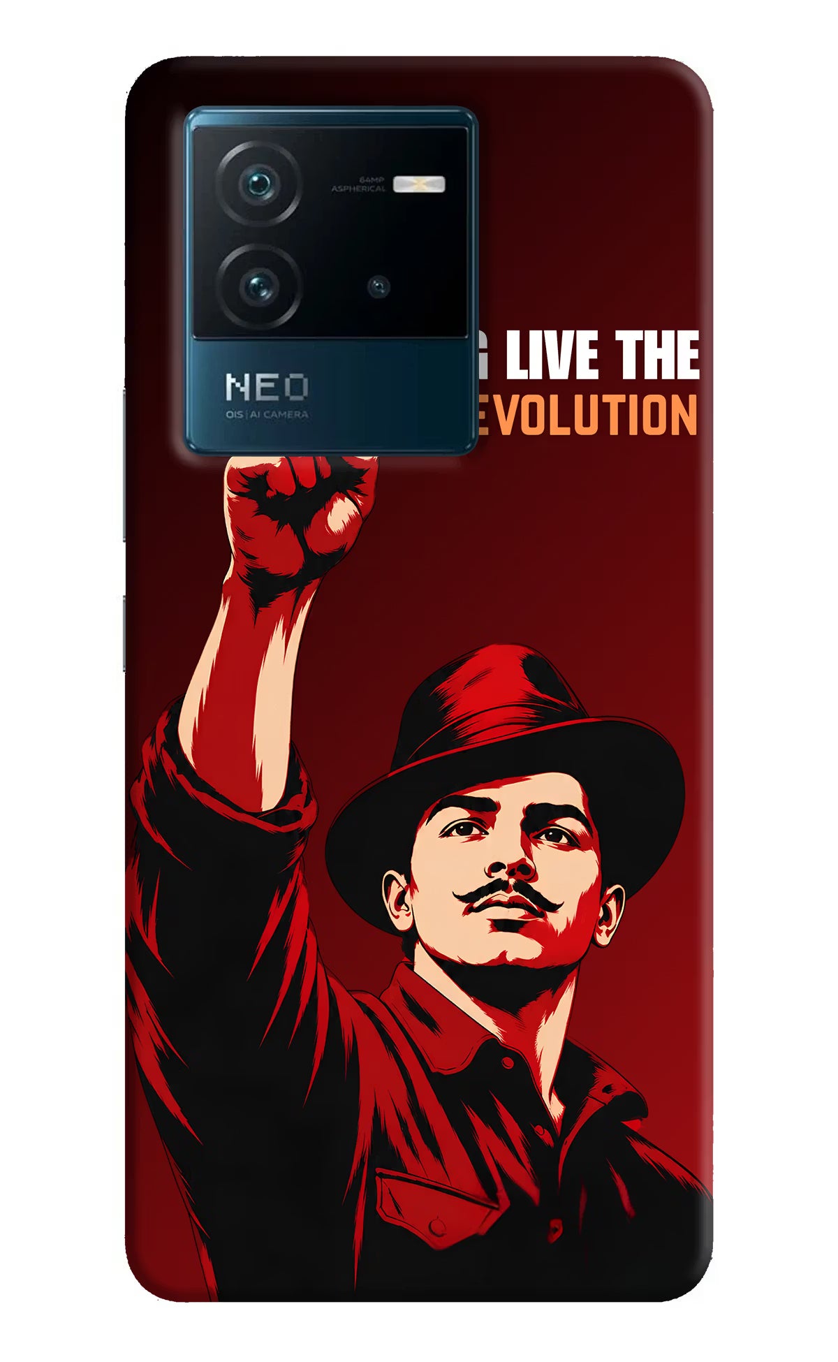 Bhagat Singh Revolution IQOO Neo 6 5G Back Cover