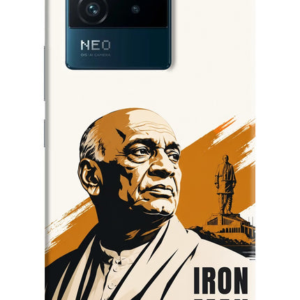 Sardar Patel Iron Will IQOO Neo 6 5G Hard Case Back Cover by Casekaro
