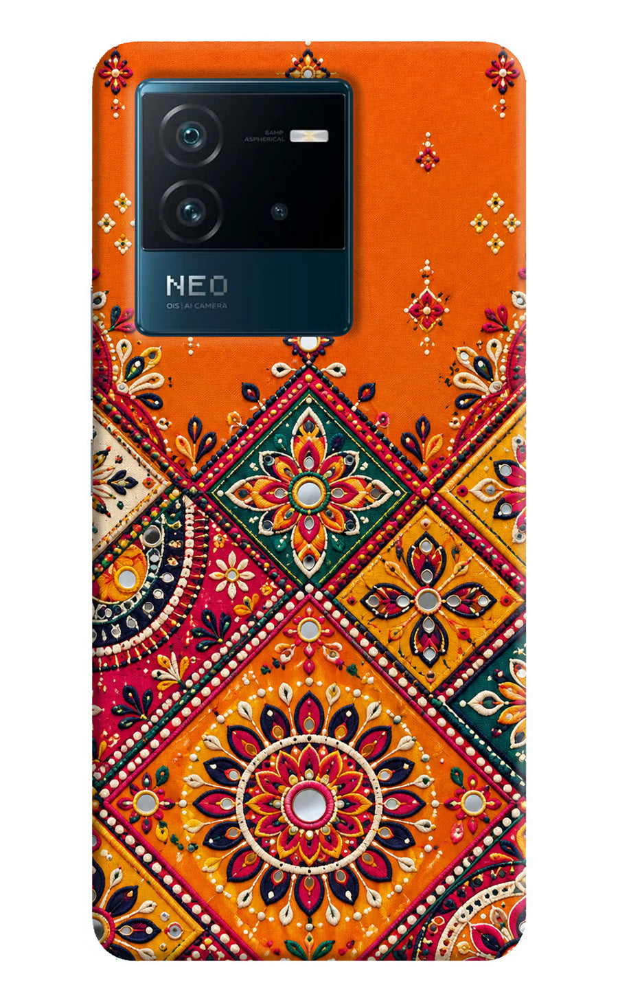 Kutch Glow IQOO Neo 6 5G Back Cover, Hard case