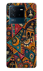 Folk Print IQOO Neo 6 5G Back Cover