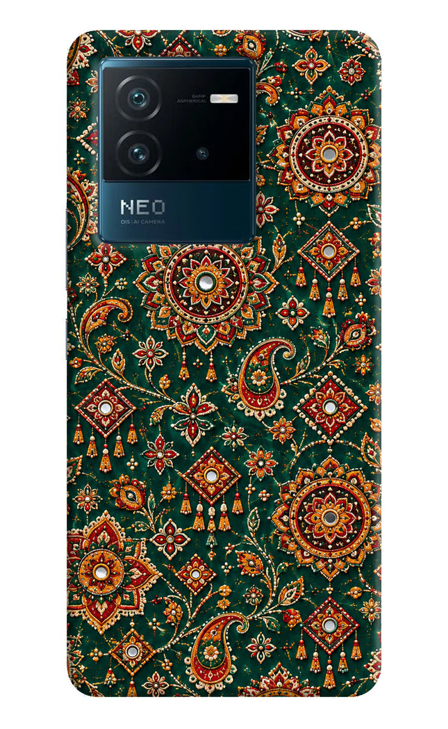 Green Pataka IQOO Neo 6 5G Hard Case Back Cover by Casekaro