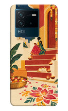 Diwali Rangoli IQOO Neo 6 5G Hard Case Back Cover by Casekaro