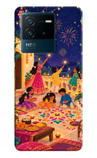 Diwali Night IQOO Neo 6 5G Hard Case Back Cover by Casekaro