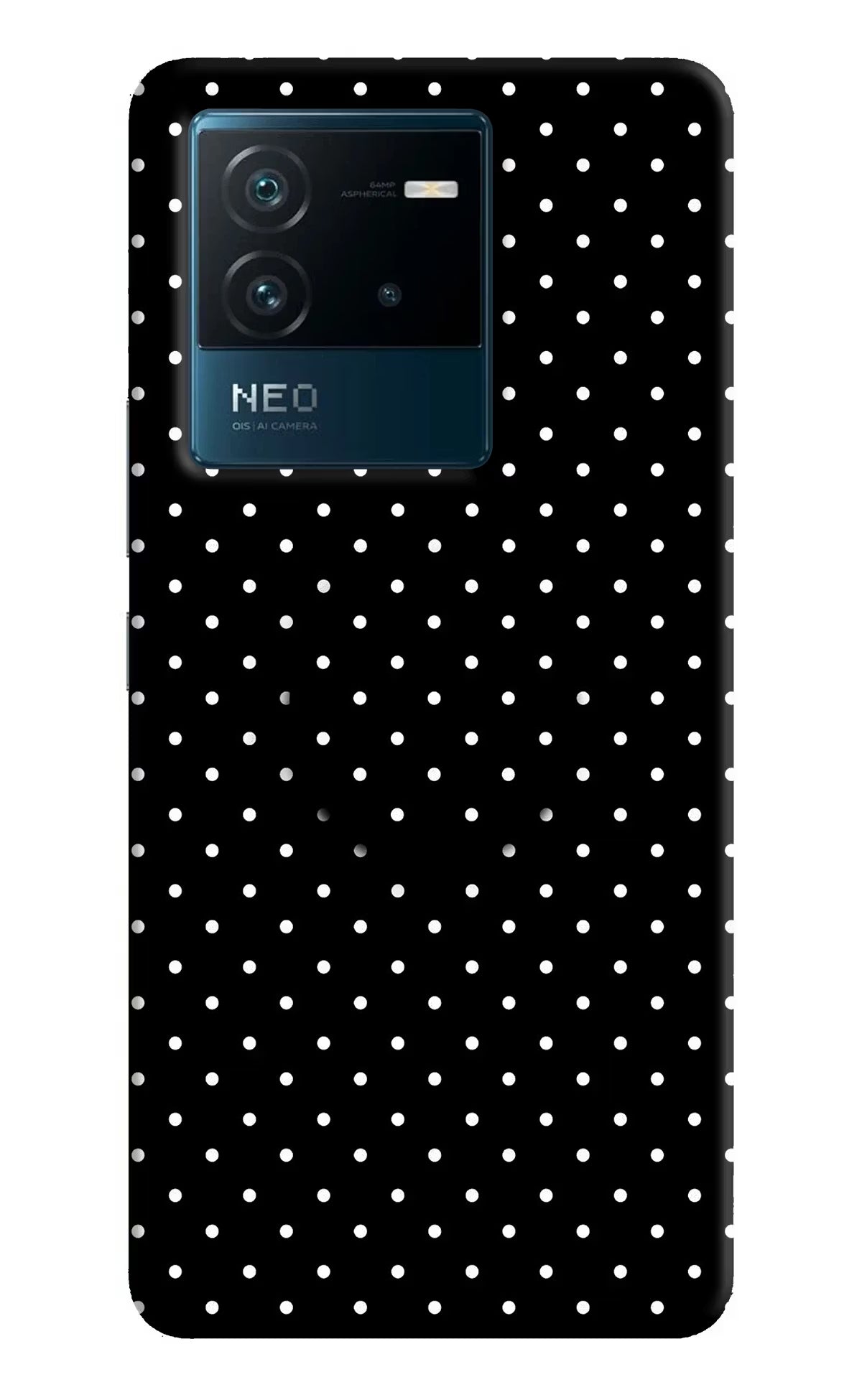 White Dots IQOO Neo 6 5G Pop Case by Casekaro