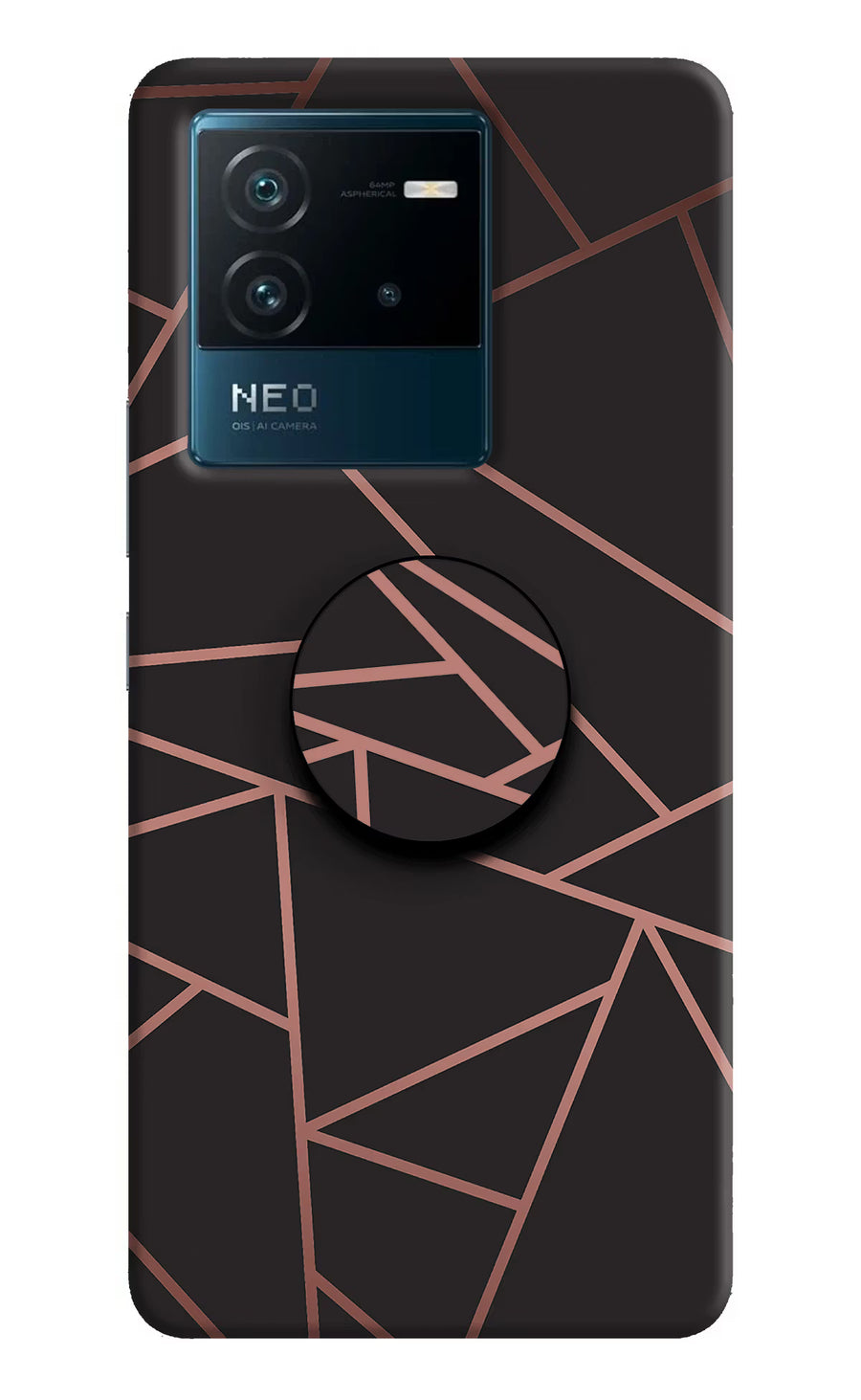 Geometric Pattern IQOO Neo 6 5G Pop Case, Hard case
