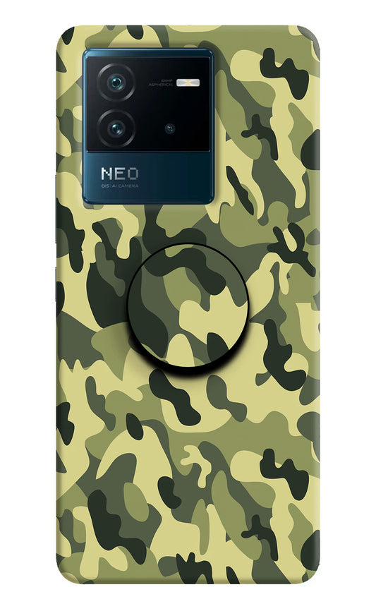 Camouflage IQOO Neo 6 5G Pop Case by Casekaro