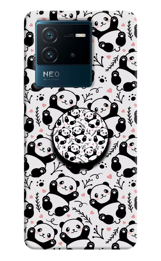 Cute Panda IQOO Neo 6 5G Pop Case by Casekaro