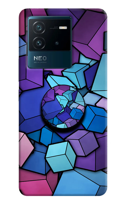 Cubic Abstract IQOO Neo 6 5G Pop Case by Casekaro