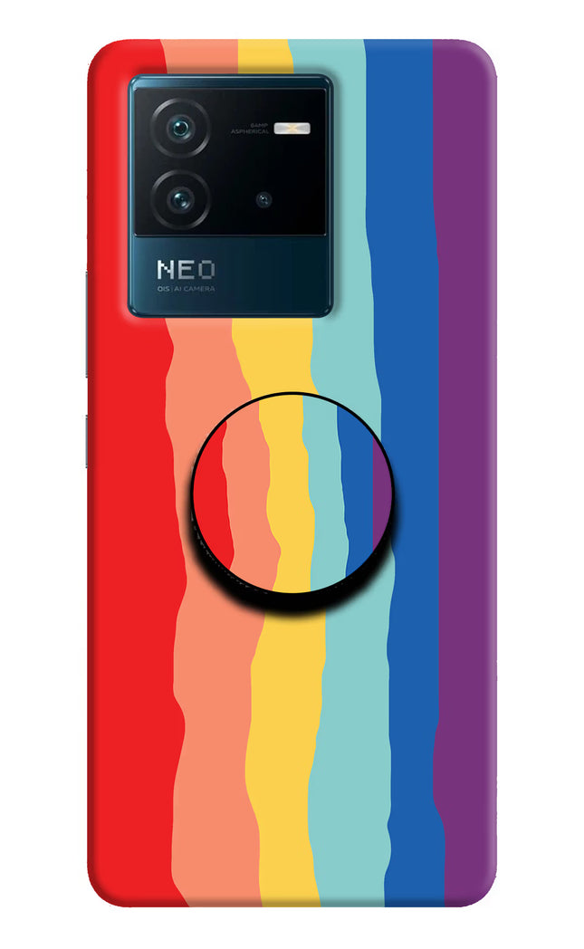 Rainbow IQOO Neo 6 5G Pop Case by Casekaro