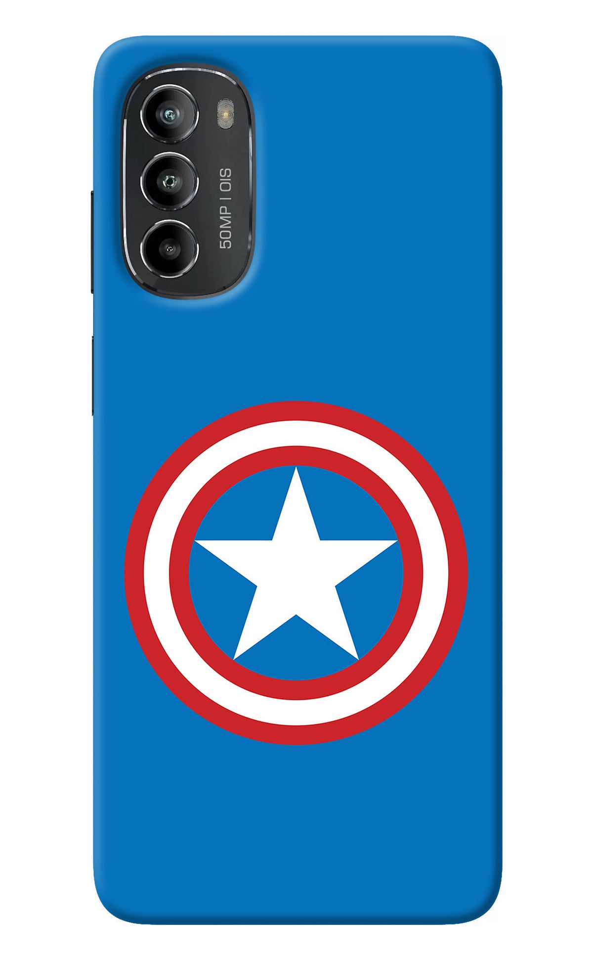 Captain America Logo Moto G82 5G Back Cover