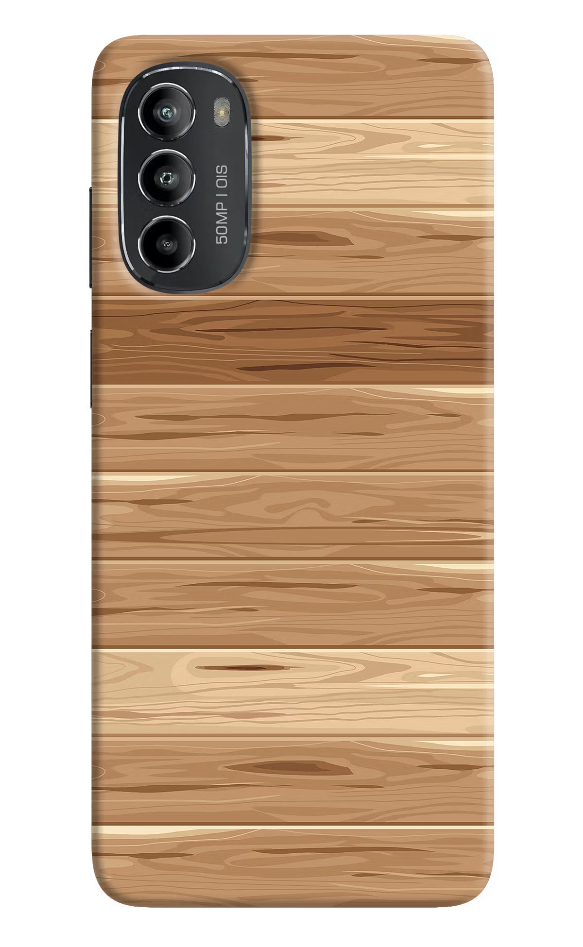 Wooden Vector Moto G82 5G Hard Case Back Cover by Casekaro