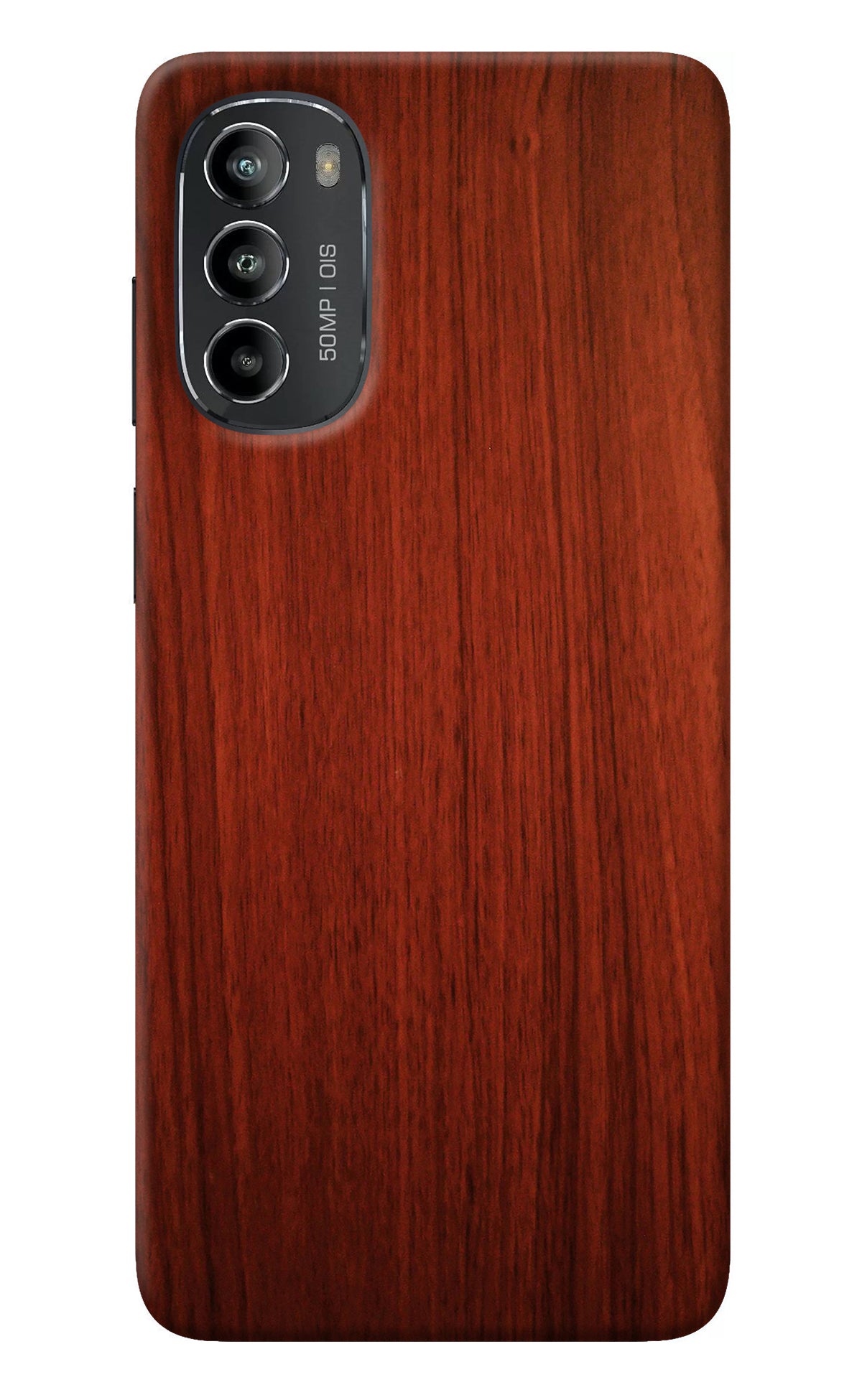 Wooden Plain Pattern Moto G82 5G Back Cover