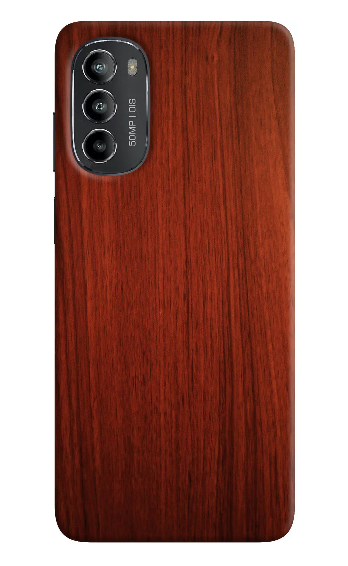 Wooden Plain Pattern Moto G82 5G Hard Case Back Cover by Casekaro