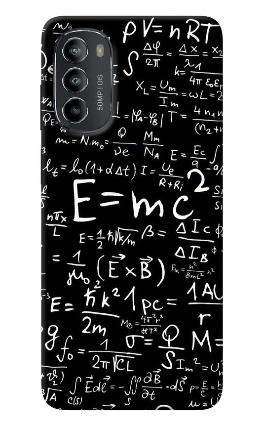 Physics Albert Einstein Formula Moto G82 5G Back Cover